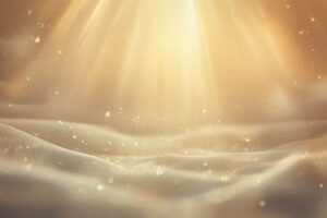 Abstract golden light background with gentle spiritual tone